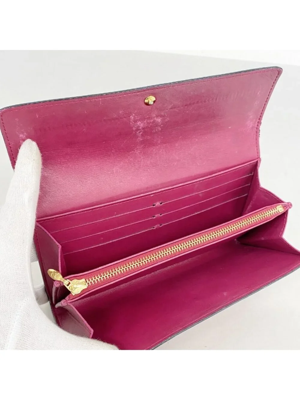 Louis Vuitton Wallet Vernis Portefeuille Sarah Rose Indien